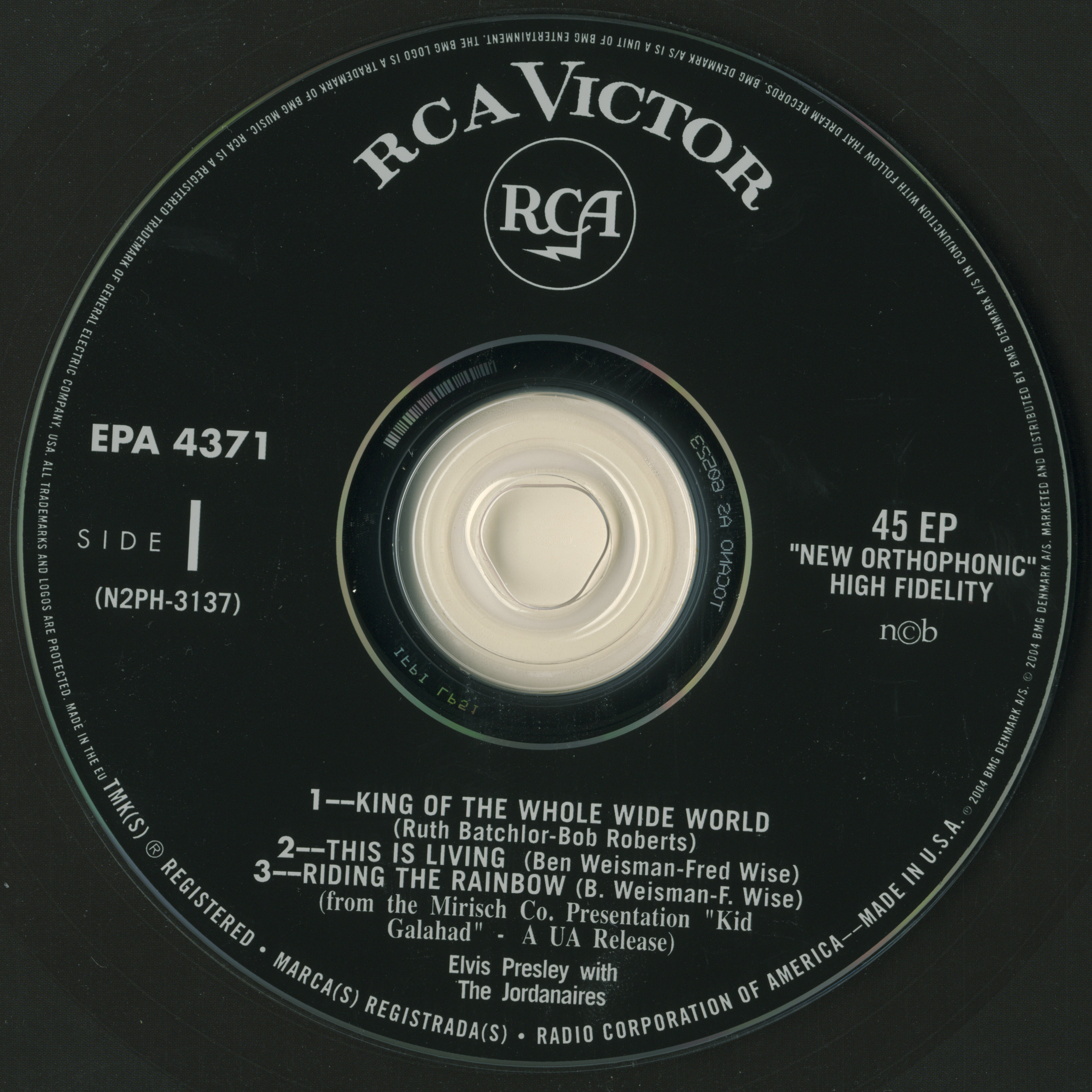 Elvis Presley  Kid Galahad : CD